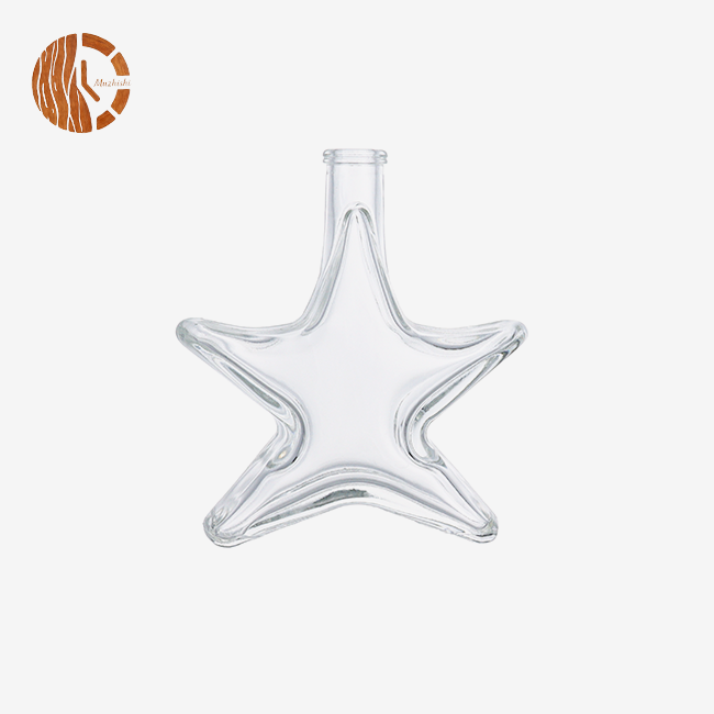 Small Star Shaped Glass Bottles